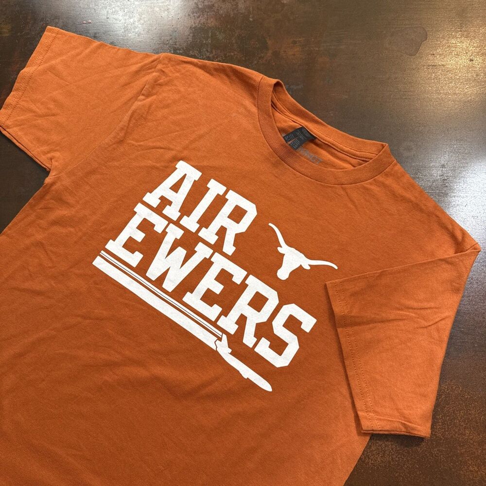 BreakingT Air Ewers Texas Longhorns Burnt Orange T-Shirt Mens NCAA XL UT Hook'em